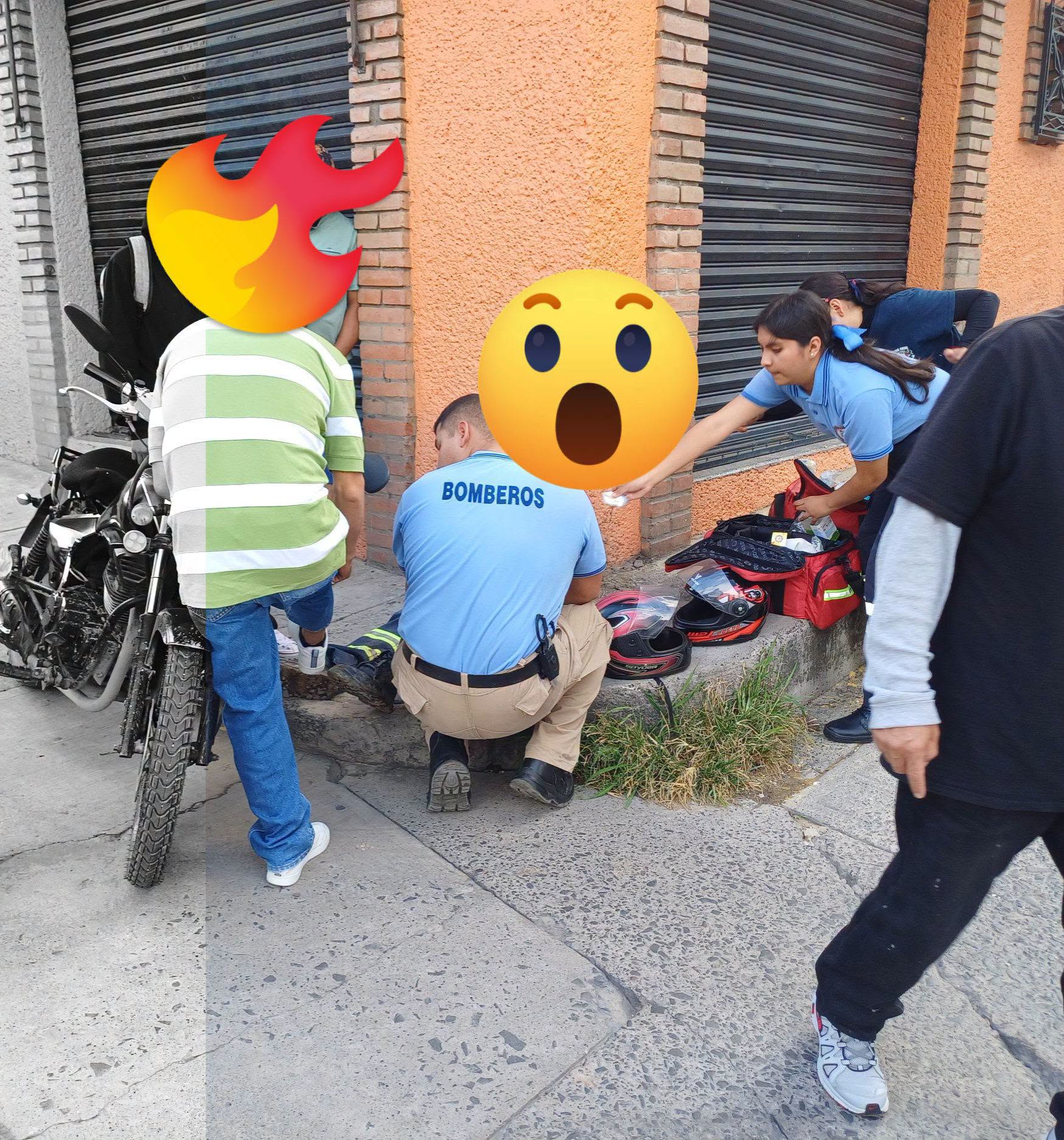 Accidente entre dos motocicletas deja tres personas lesionadas en Acámbaro
