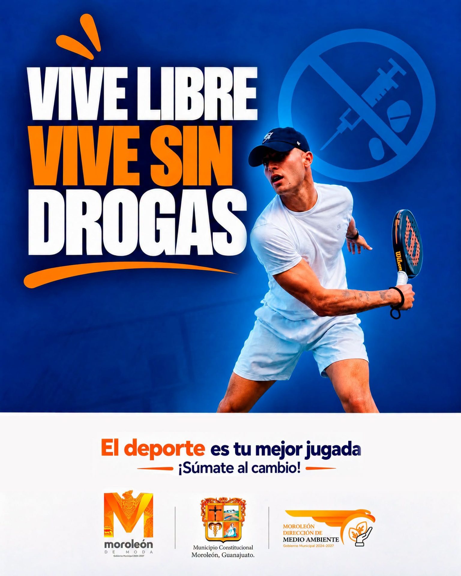 #MOROLEÓN PROMUEVEN EL DEPORTE COMO ALTERNATIVA PARA PREVENIR ADICCIONES EN MOROLEÓN