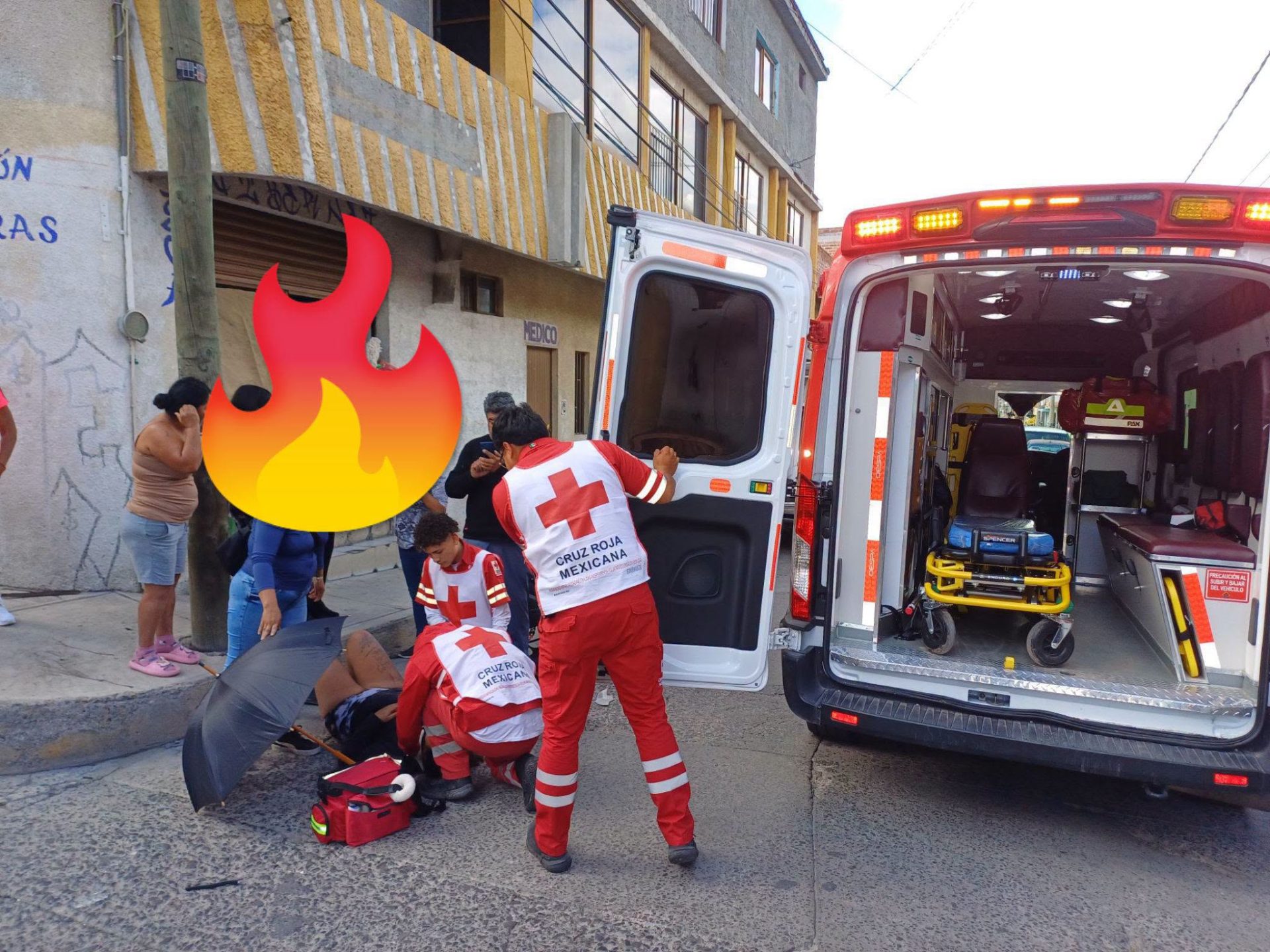 Accidente entre dos motocicletas deja tres personas lesionadas en Acámbaro