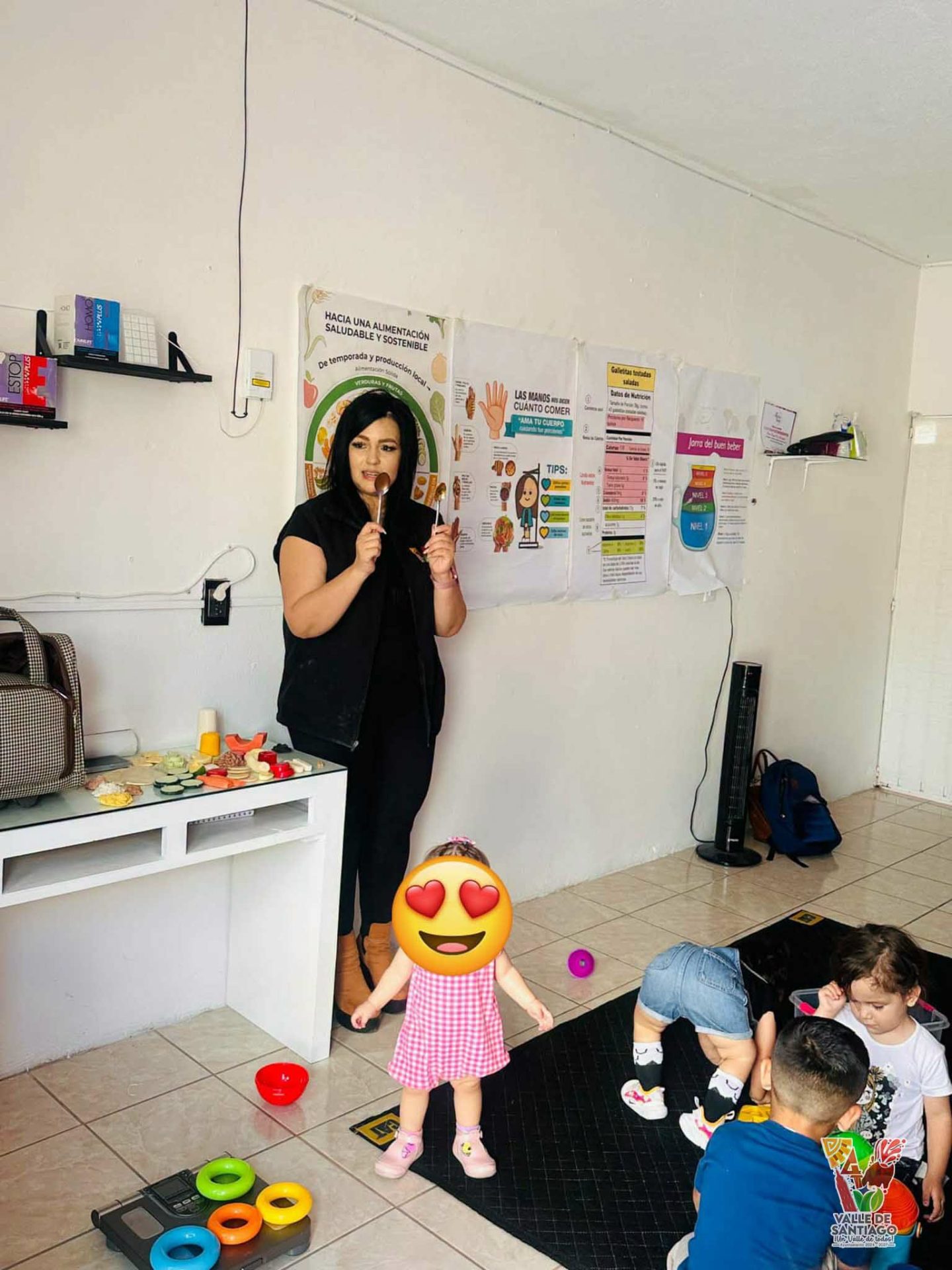 Promueven alimentación saludable y sostenible entre familias de Valle de Santiago