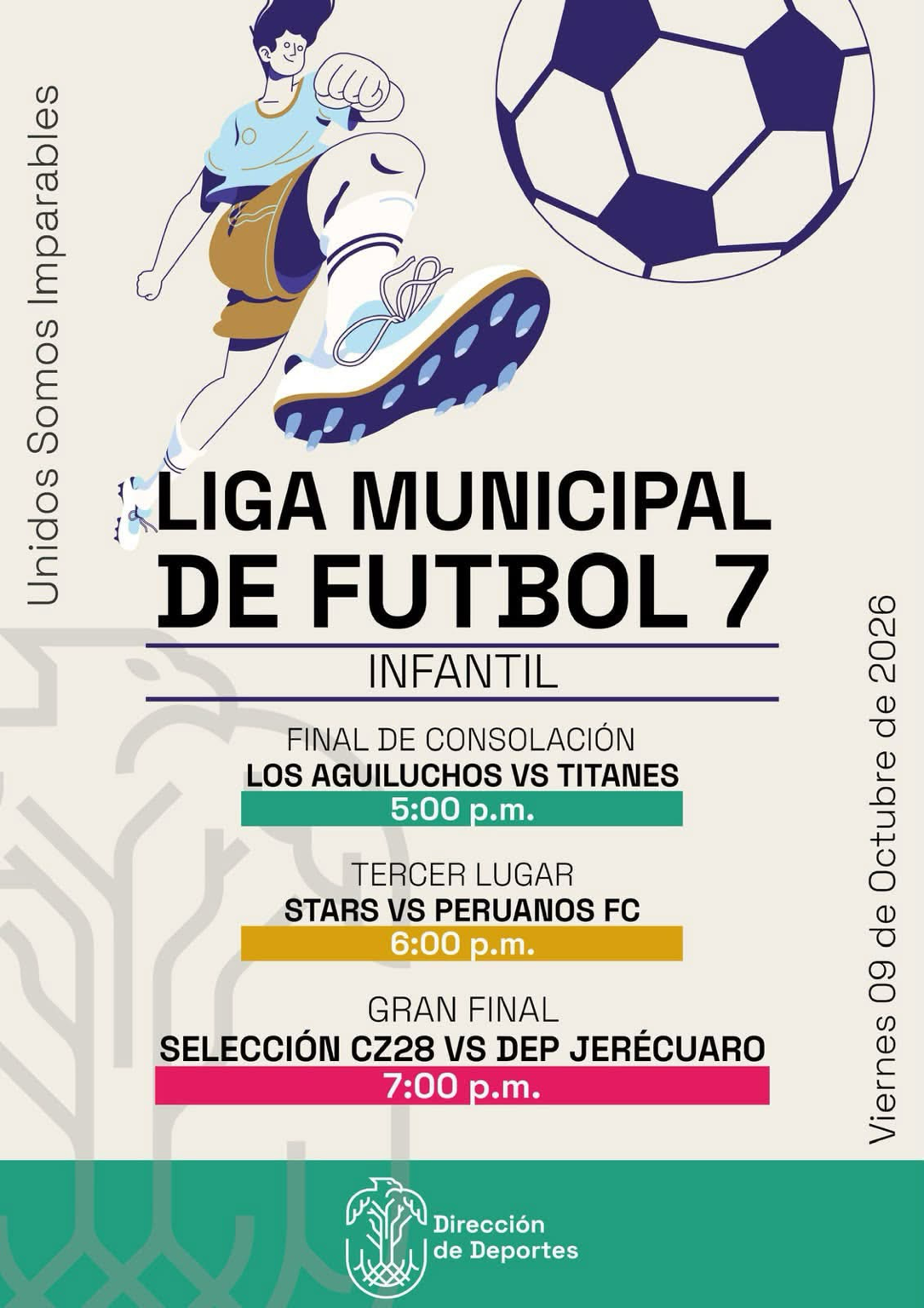 LIGA MUNICIPAL DE FUTBOL 7 INFANTIL 2026